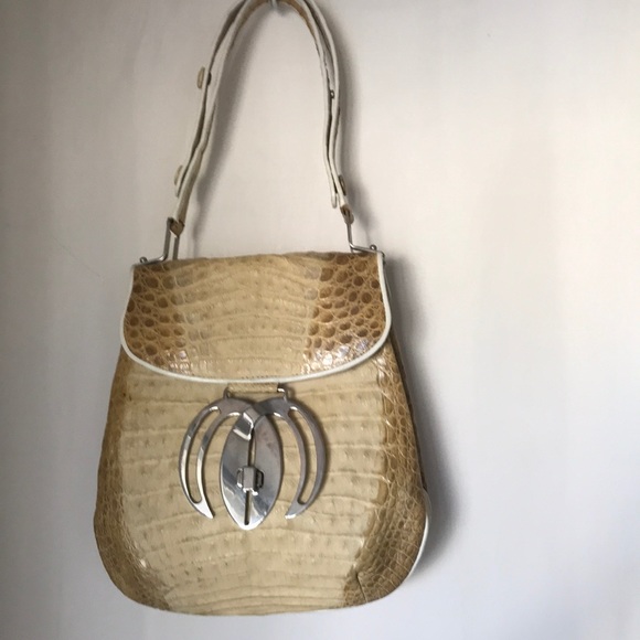 Vintage reptile purse. Unique - Picture 2 of 9